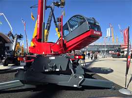 bauma, magni, telehandlers